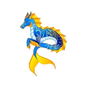 Blue Firework Hippocamp